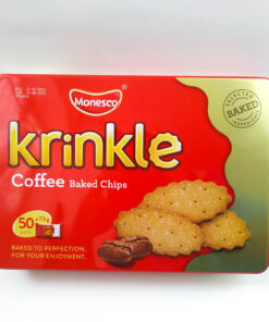 بیسکوییت کرینکل با طعم قهوه | krinkle coffee baked chips