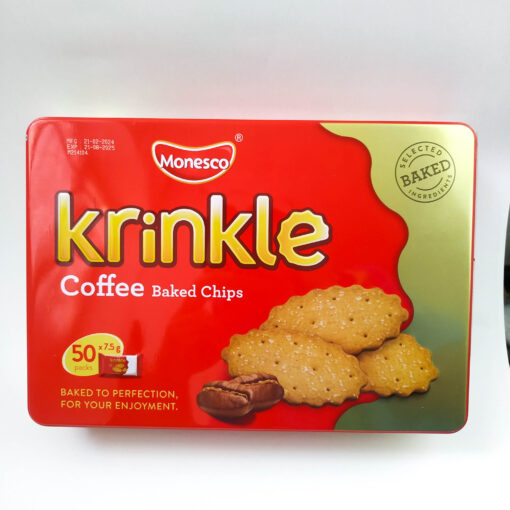 بیسکوییت کرینکل با طعم قهوه | krinkle coffee baked chips